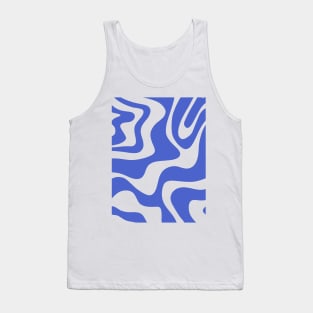 liquid pattern - dark blue Tank Top